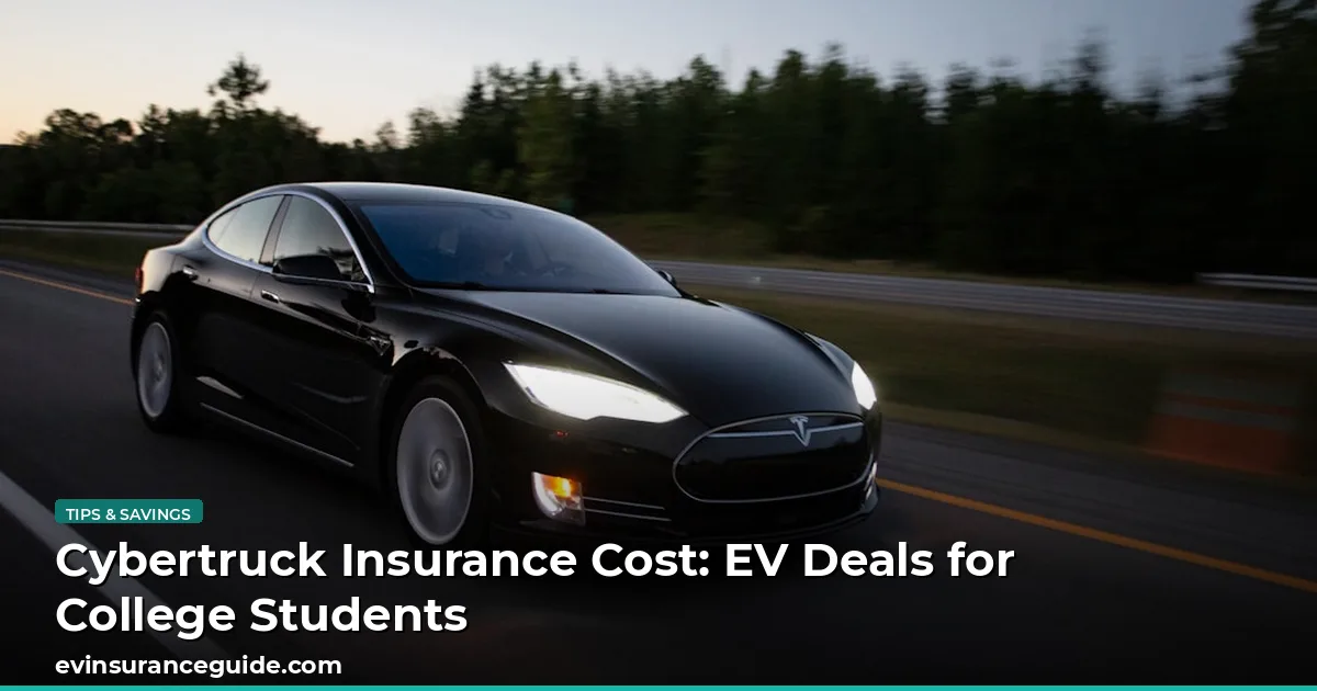 Cybertruck Insurance Cost: EV Deals for College Students
