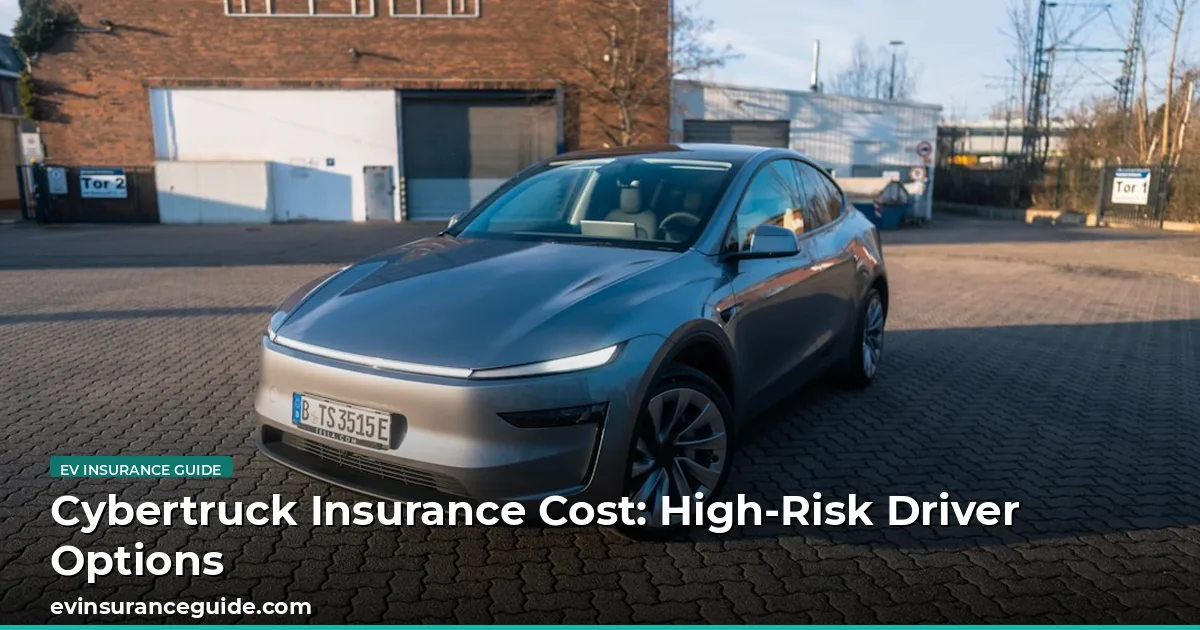 Cybertruck Insurance Cost: High-Risk Driver Options