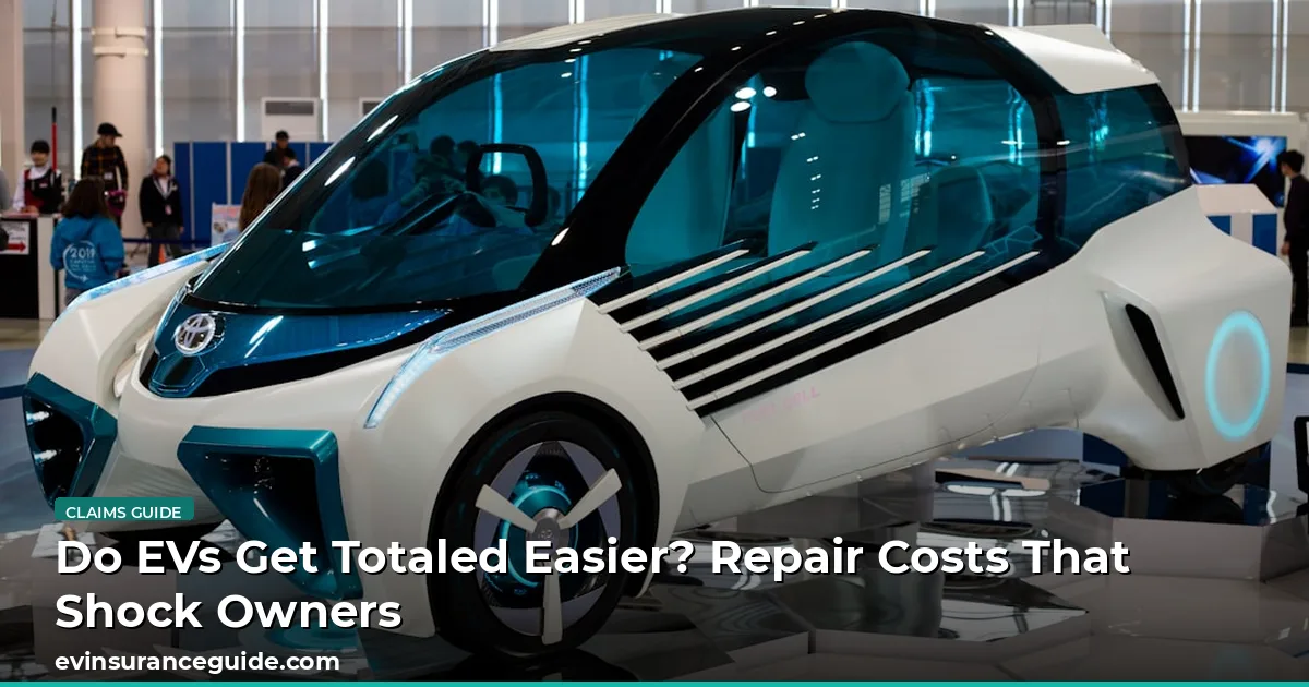 Do EVs Get Totaled Easier? Repair Costs That Shock Owners