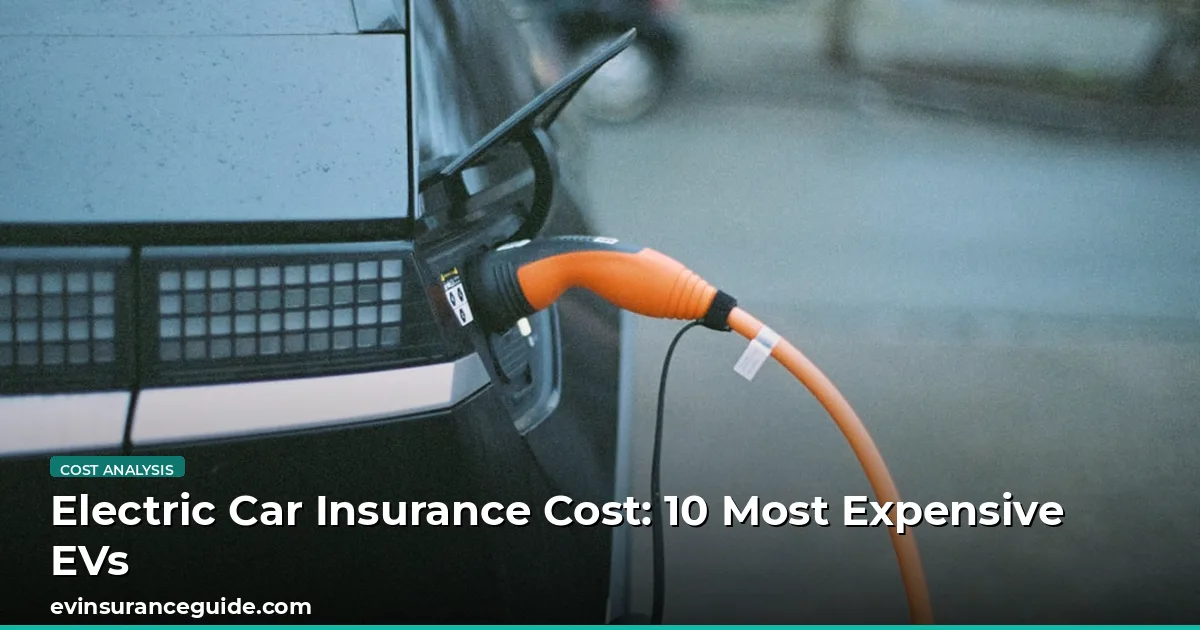 Electric Car Insurance Cost: 10 Most Expensive EVs