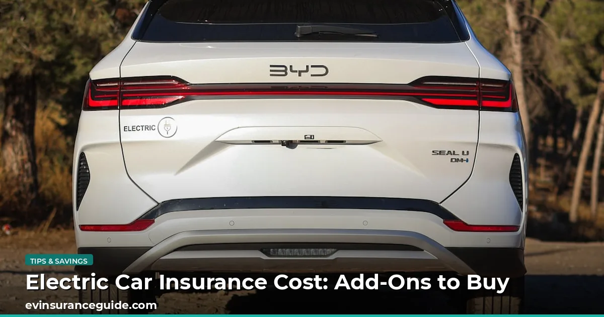 Electric Car Insurance Cost: Add-Ons to Buy