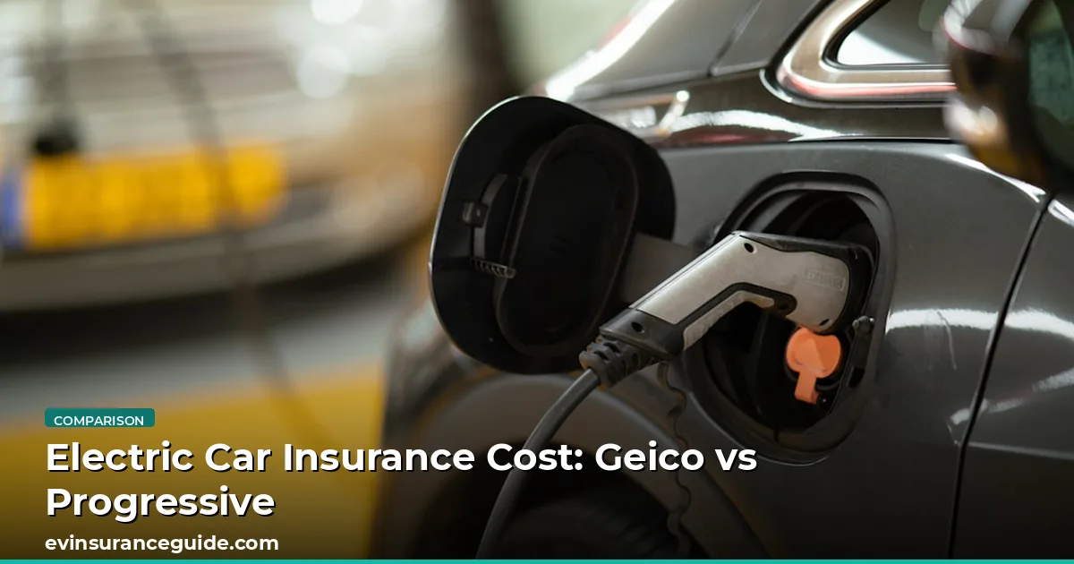Electric Car Insurance Cost: Geico vs Progressive