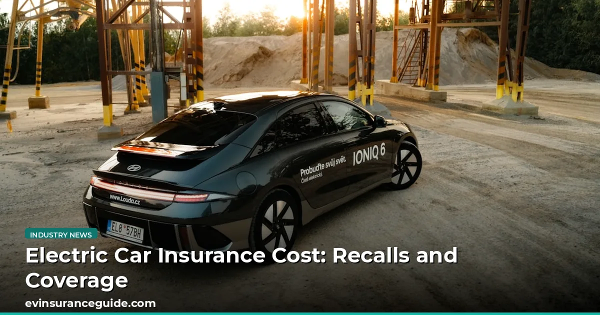 Electric Car Insurance Cost: Recalls and Coverage