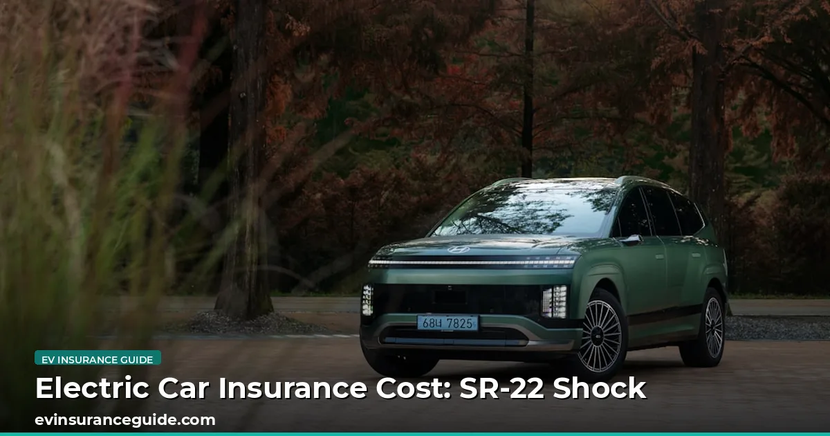 Electric Car Insurance Cost: SR-22 Shock