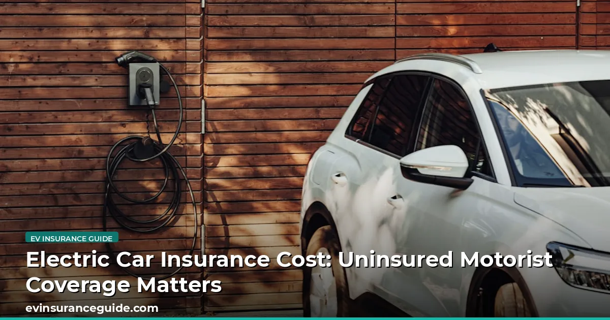 Electric Car Insurance Cost: Uninsured Motorist Coverage Matters