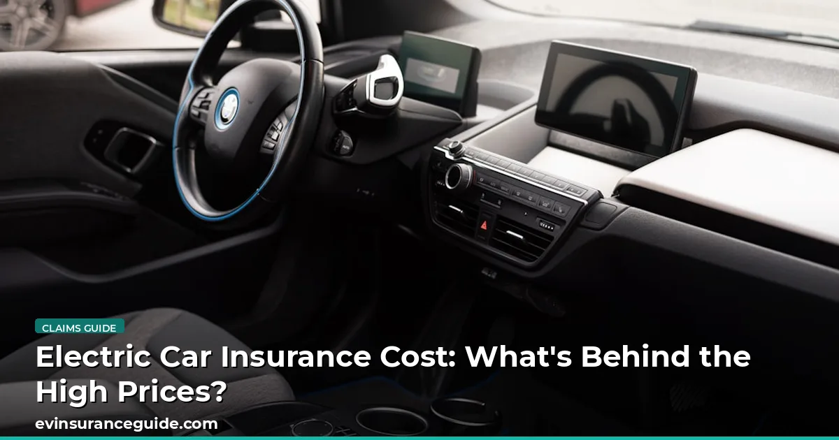 Electric Car Insurance Cost: What's Behind the High Prices?
