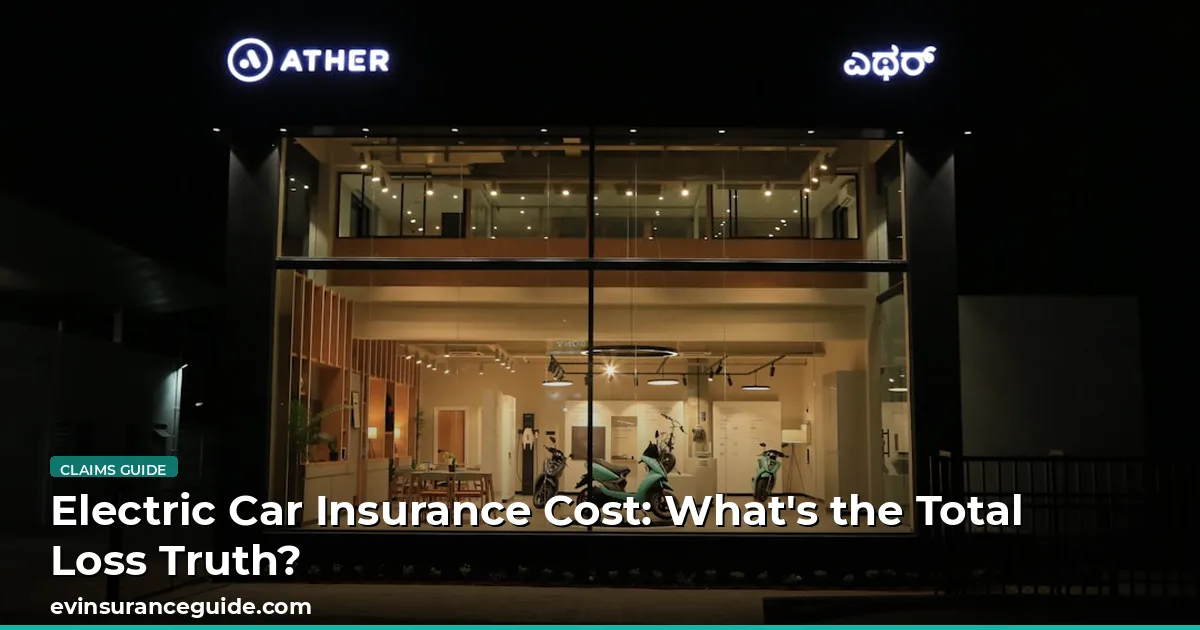 Electric Car Insurance Cost: What's the Total Loss Truth?