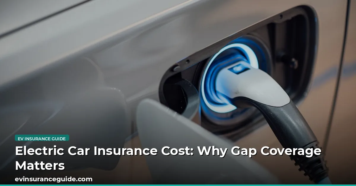 Electric Car Insurance Cost: Why Gap Coverage Matters