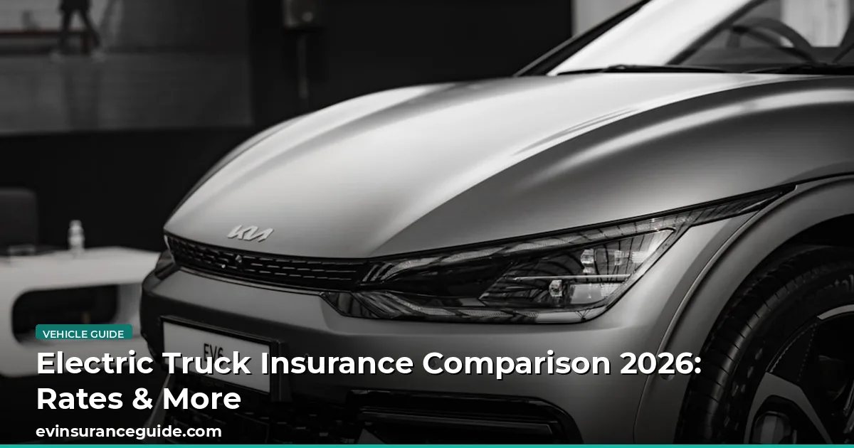 Electric Truck Insurance Comparison 2026: Rates & More