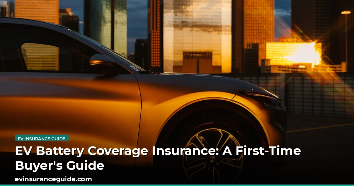 EV Battery Coverage Insurance: A First-Time Buyer's Guide