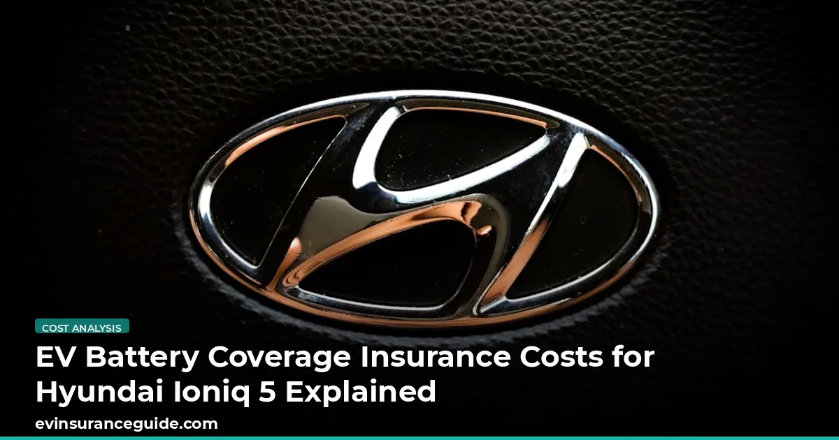 EV Battery Coverage Insurance Costs for Hyundai Ioniq 5 Explained