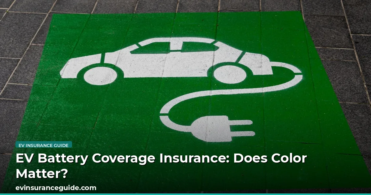 EV Battery Coverage Insurance: Does Color Matter?