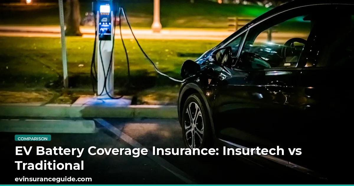EV Battery Coverage Insurance: Insurtech vs Traditional