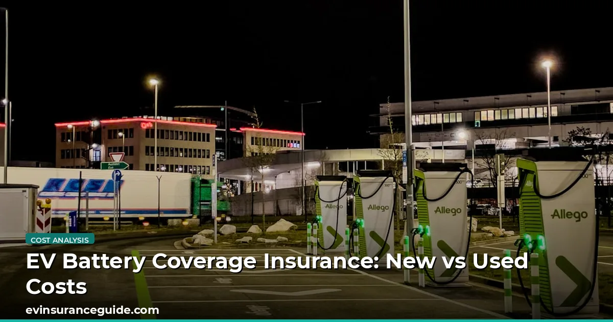 EV Battery Coverage Insurance: New vs Used Costs