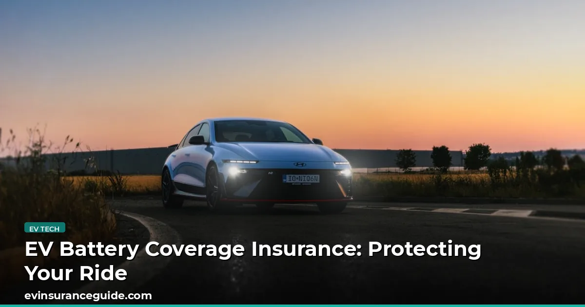 EV Battery Coverage Insurance: Protecting Your Ride