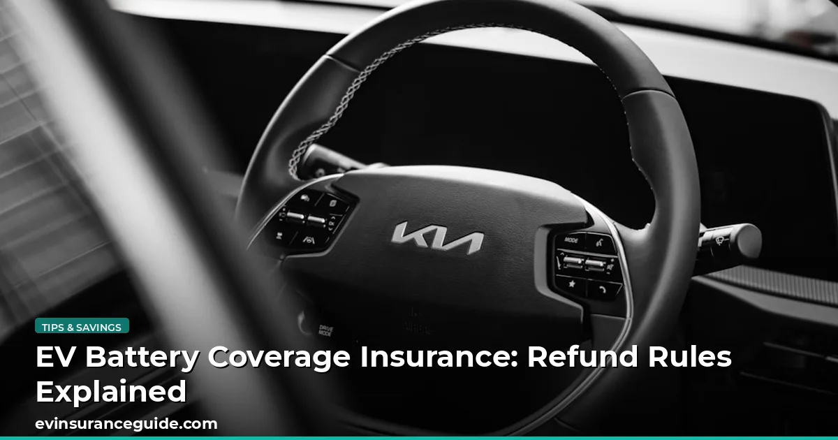 EV Battery Coverage Insurance: Refund Rules Explained