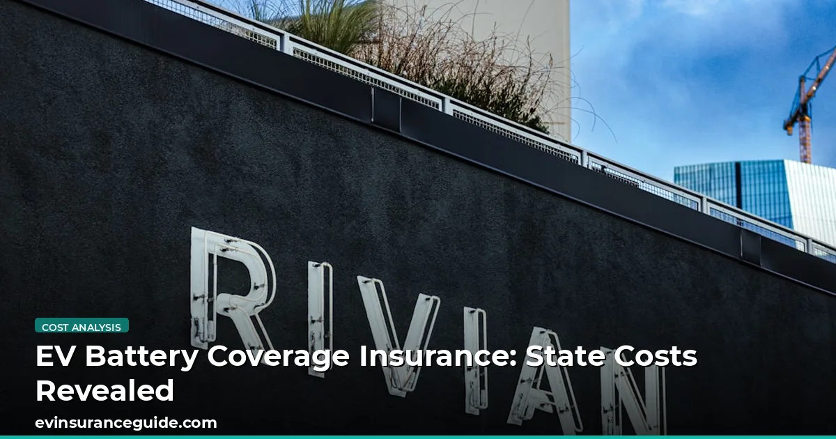 EV Battery Coverage Insurance: State Costs Revealed