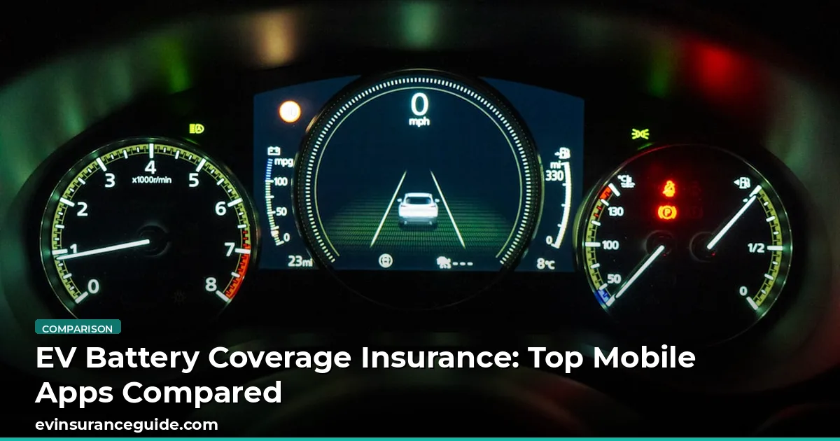 EV Battery Coverage Insurance: Top Mobile Apps Compared