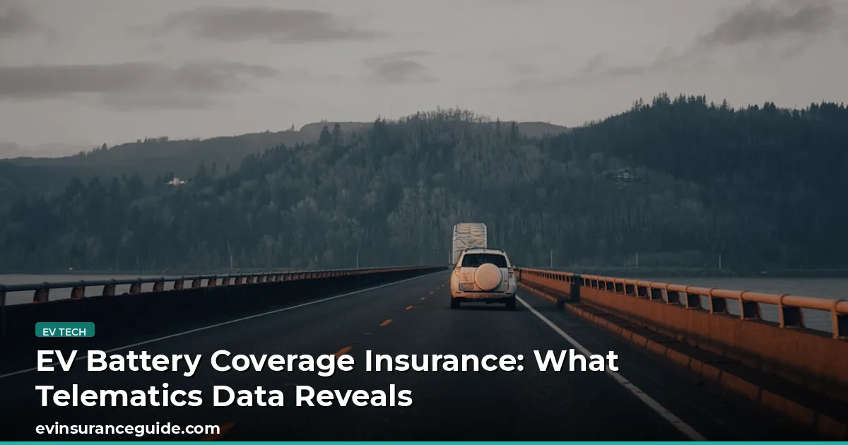 EV Battery Coverage Insurance: What Telematics Data Reveals