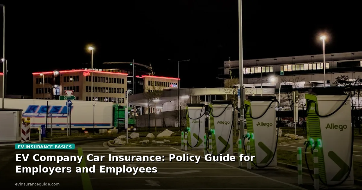 EV Company Car Insurance: Policy Guide for Employers and Employees