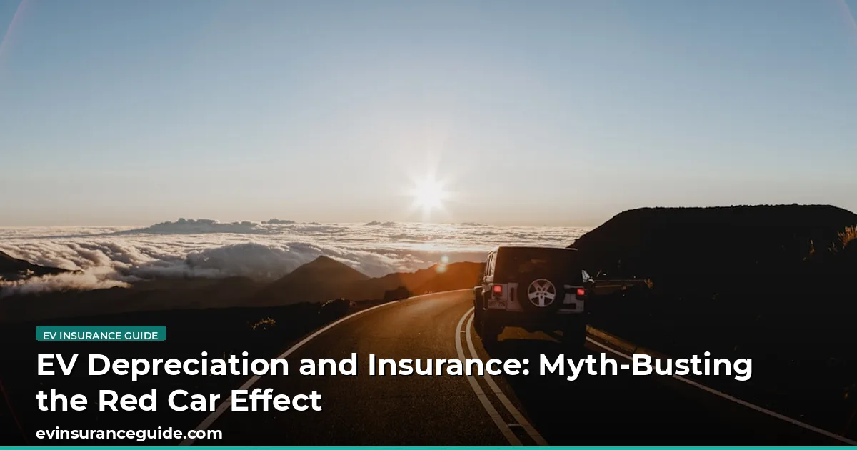 EV Depreciation and Insurance: Myth-Busting the Red Car Effect