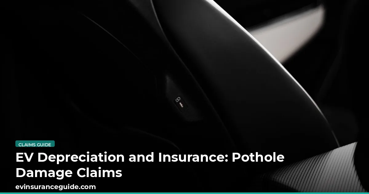 EV Depreciation and Insurance: Pothole Damage Claims