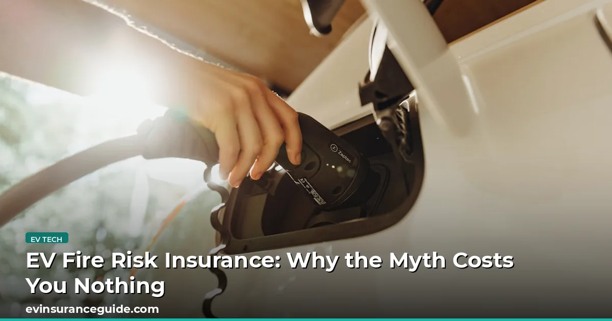 EV Fire Risk Insurance: Why the Myth Costs You Nothing