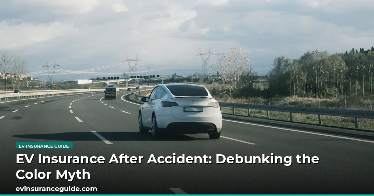EV Insurance After Accident: Debunking the Color Myth