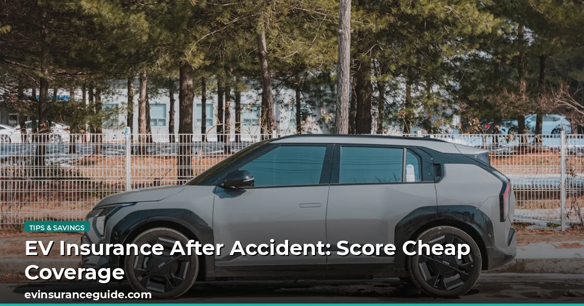EV Insurance After Accident: Score Cheap Coverage