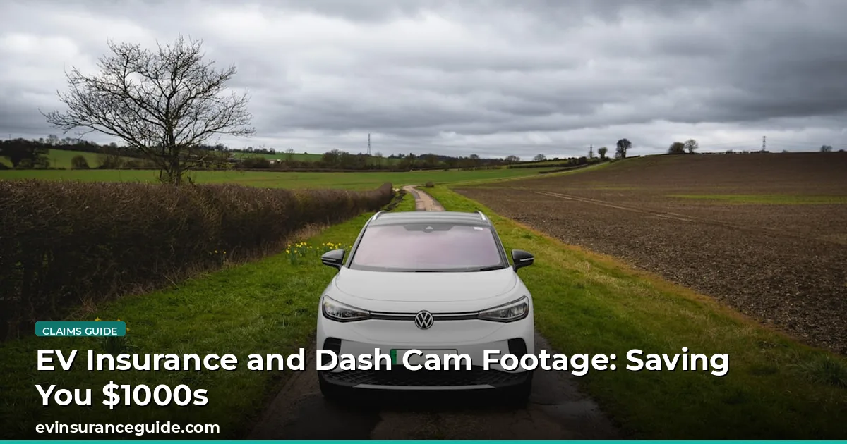 EV Insurance and Dash Cam Footage: Saving You $1000s