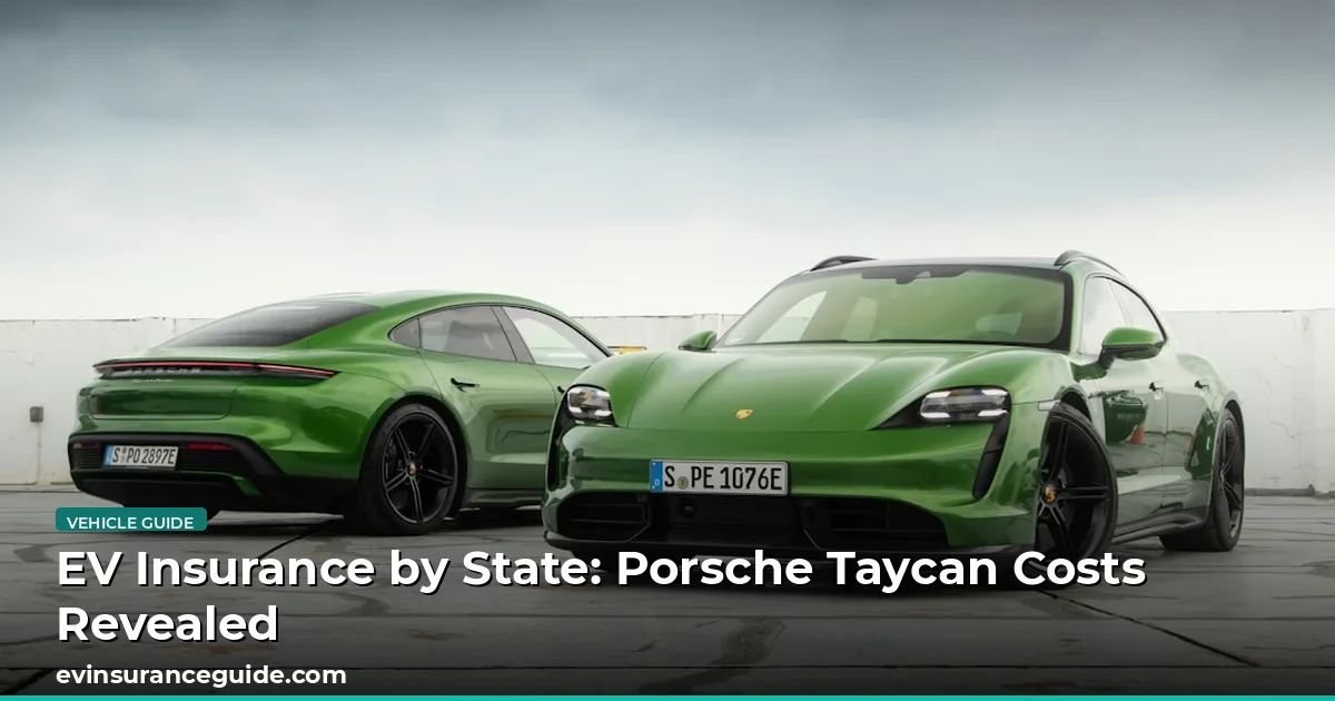EV Insurance by State: Porsche Taycan Costs Revealed