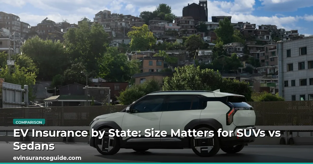 EV Insurance by State: Size Matters for SUVs vs Sedans
