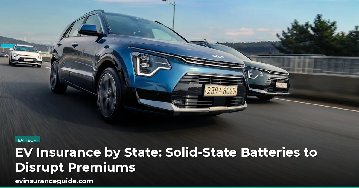 EV Insurance by State: Solid-State Batteries to Disrupt Premiums