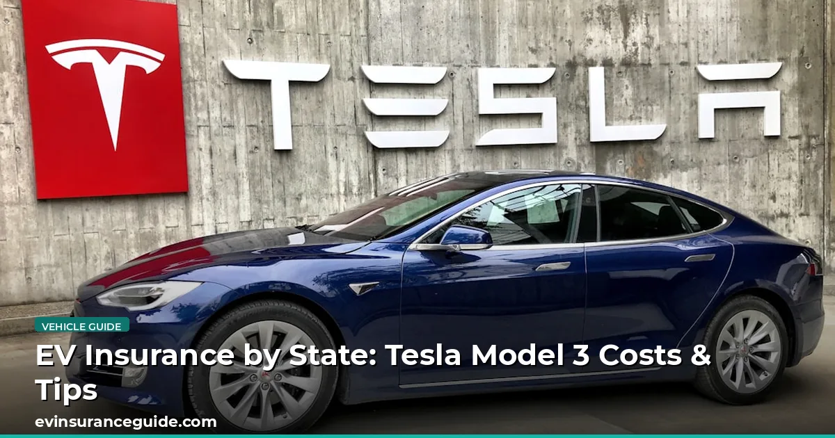 EV Insurance by State: Tesla Model 3 Costs & Tips