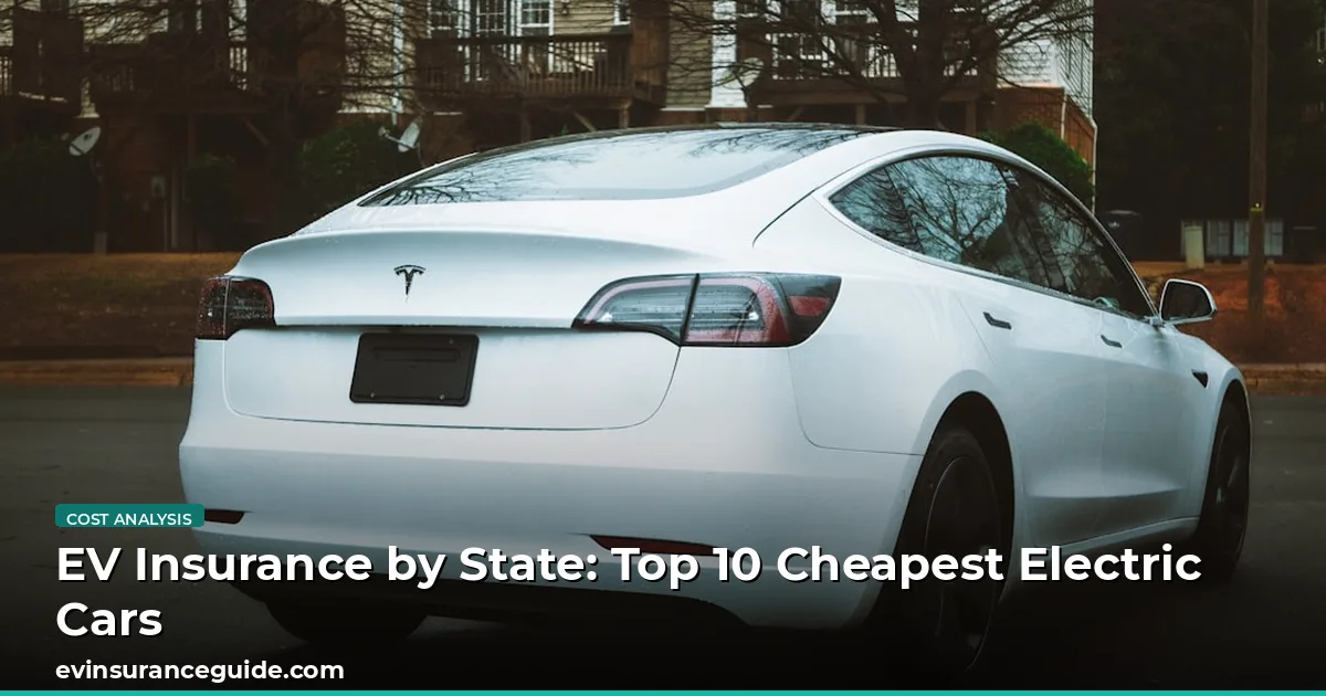 EV Insurance by State: Top 10 Cheapest Electric Cars
