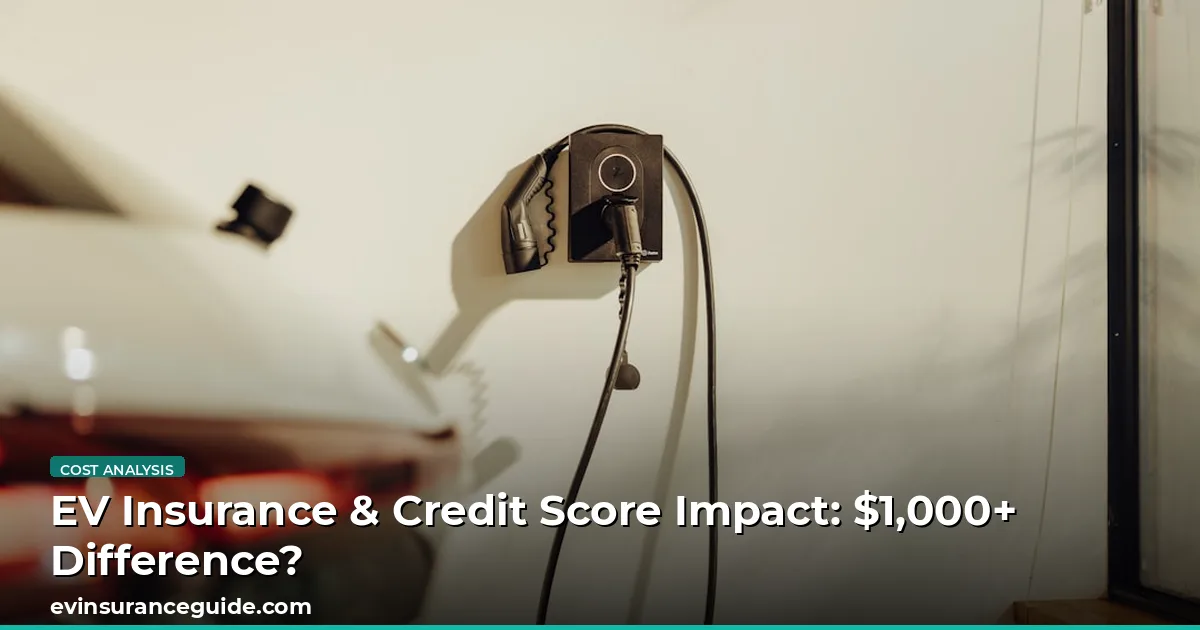 EV Insurance & Credit Score Impact: $1,000+ Difference?