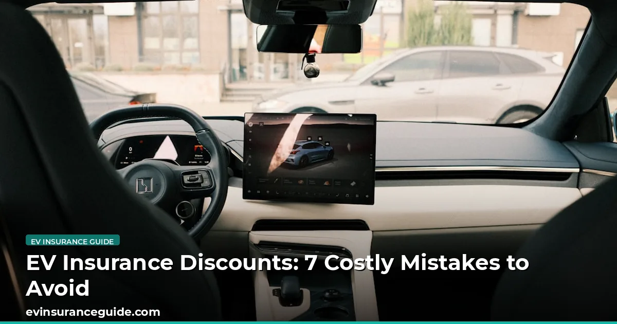 EV Insurance Discounts: 7 Costly Mistakes to Avoid