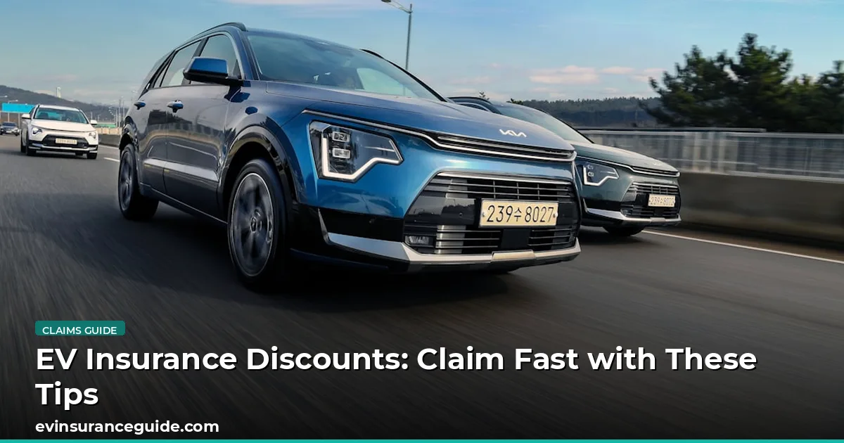 EV Insurance Discounts: Claim Fast with These Tips