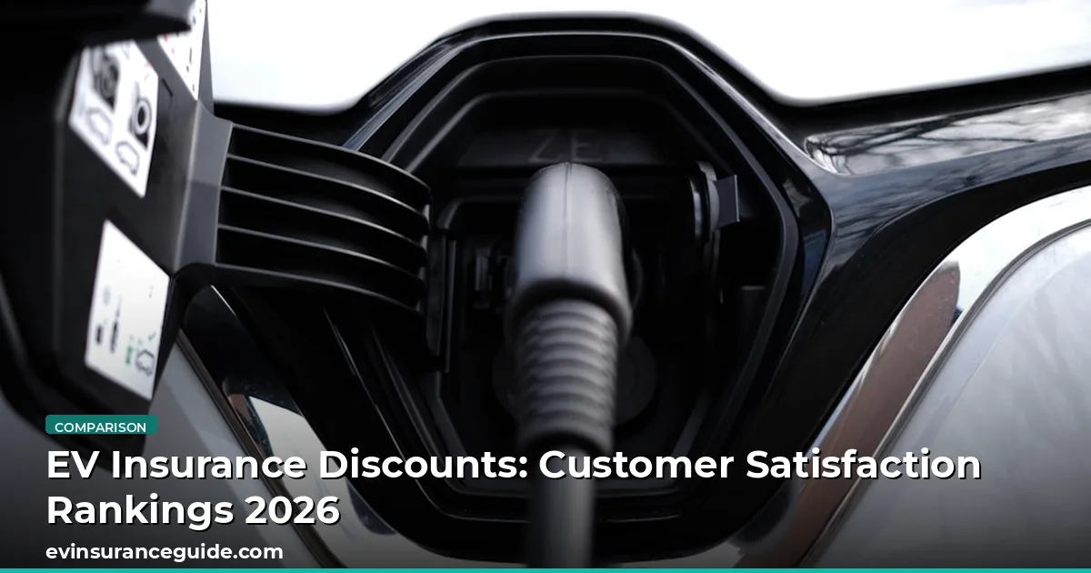 EV Insurance Discounts: Customer Satisfaction Rankings 2026