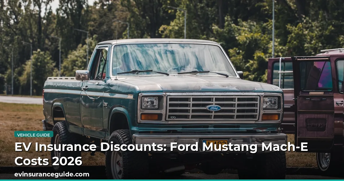 EV Insurance Discounts: Ford Mustang Mach-E Costs 2026