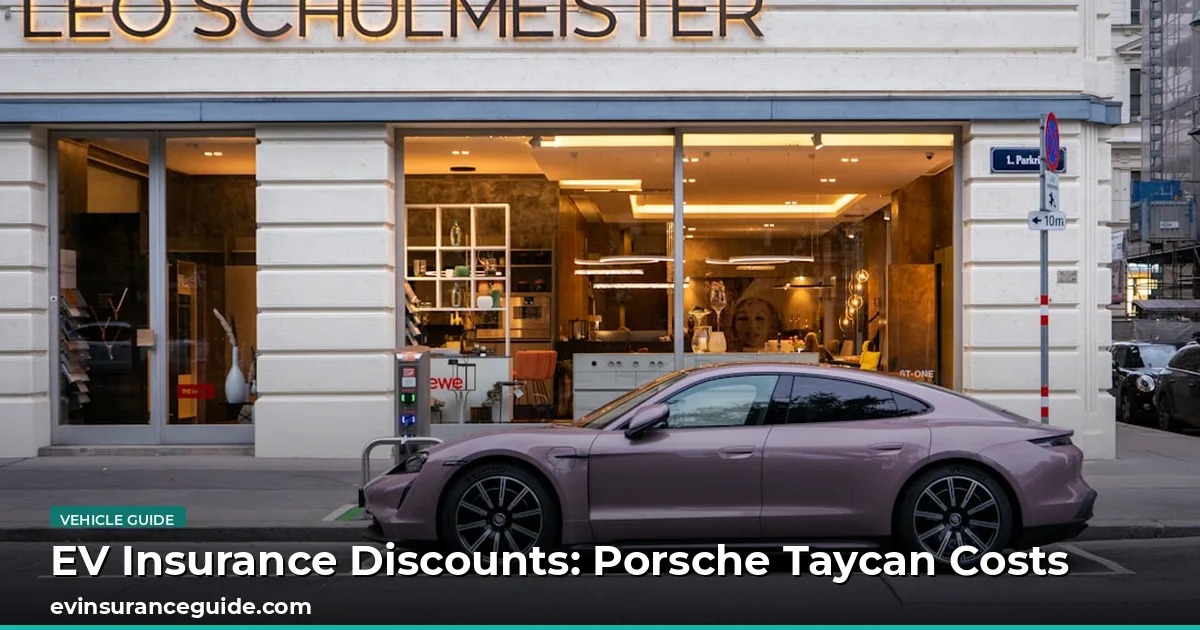 EV Insurance Discounts: Porsche Taycan Costs
