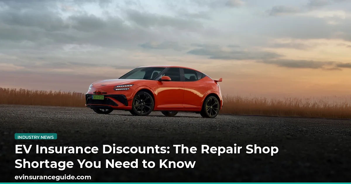 EV Insurance Discounts: The Repair Shop Shortage You Need to Know