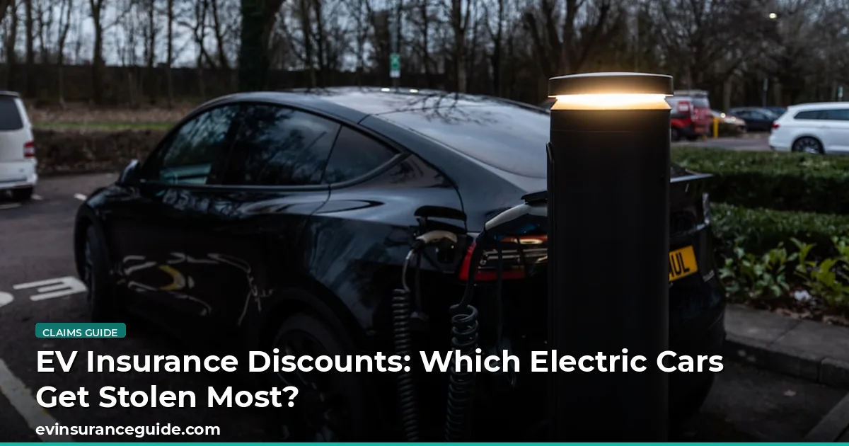 EV Insurance Discounts: Which Electric Cars Get Stolen Most?
