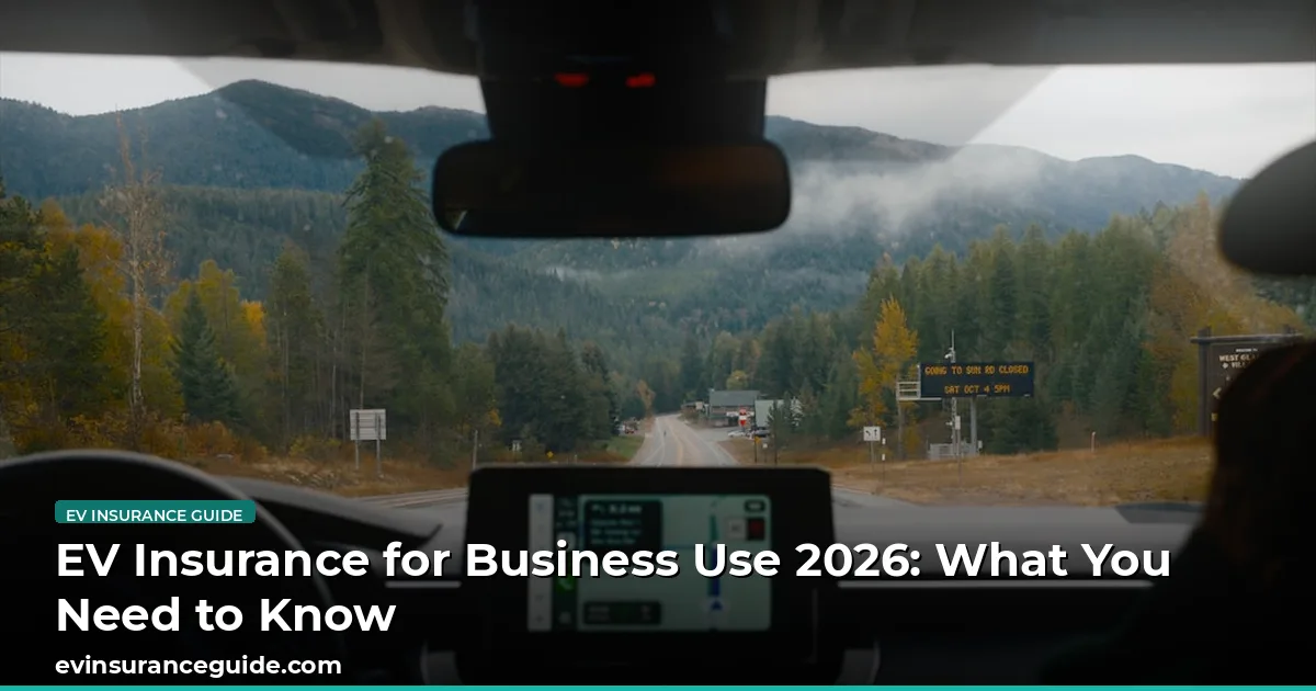 EV Insurance for Business Use 2026: What You Need to Know