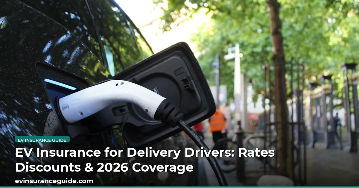 EV Insurance for Delivery Drivers: Rates Discounts & 2026 Coverage