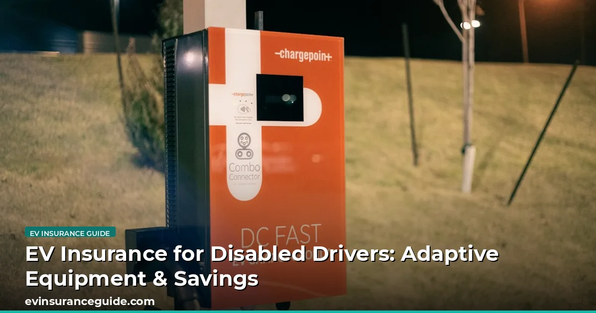 EV Insurance for Disabled Drivers: Adaptive Equipment & Savings