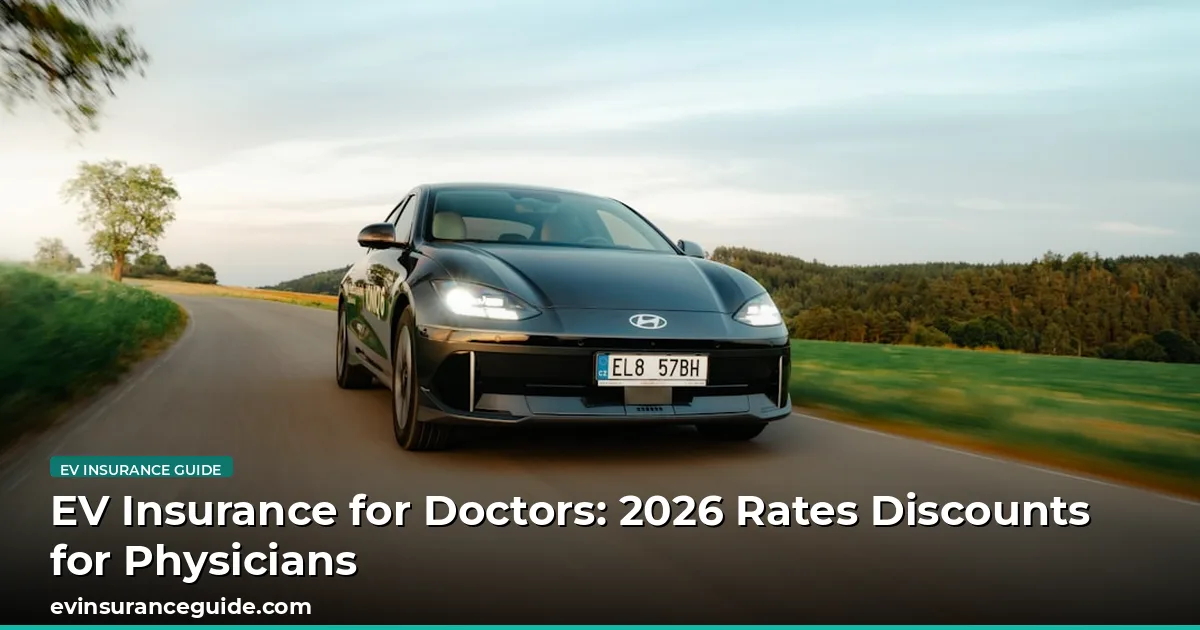 EV Insurance for Doctors: 2026 Rates Discounts for Physicians