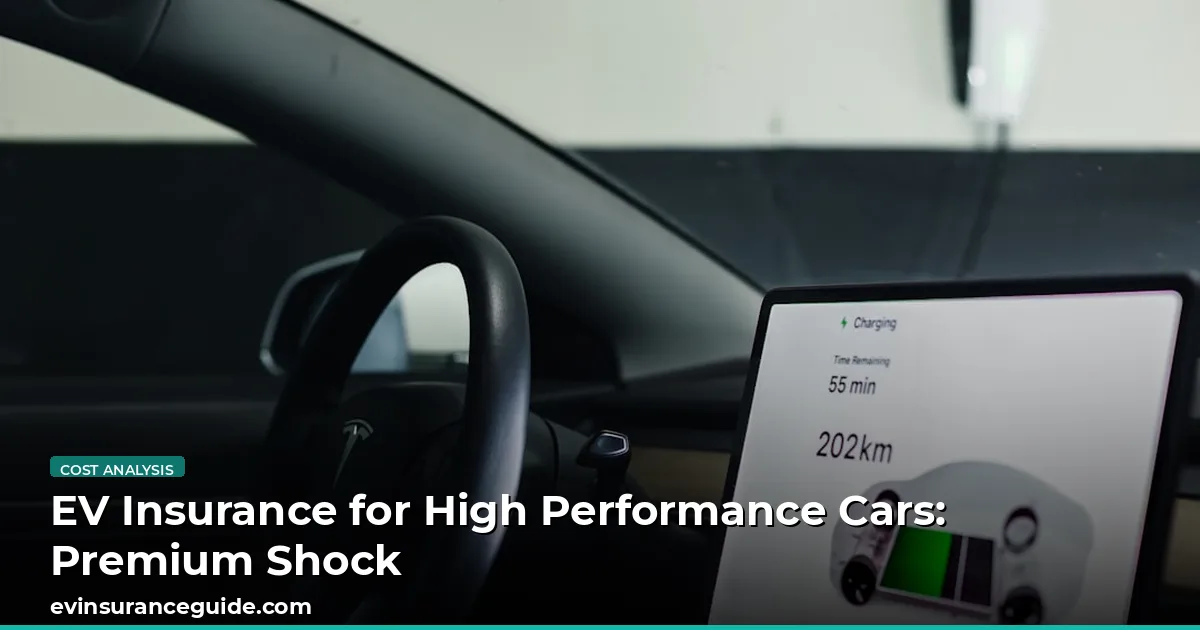 EV Insurance for High Performance Cars: Premium Shock