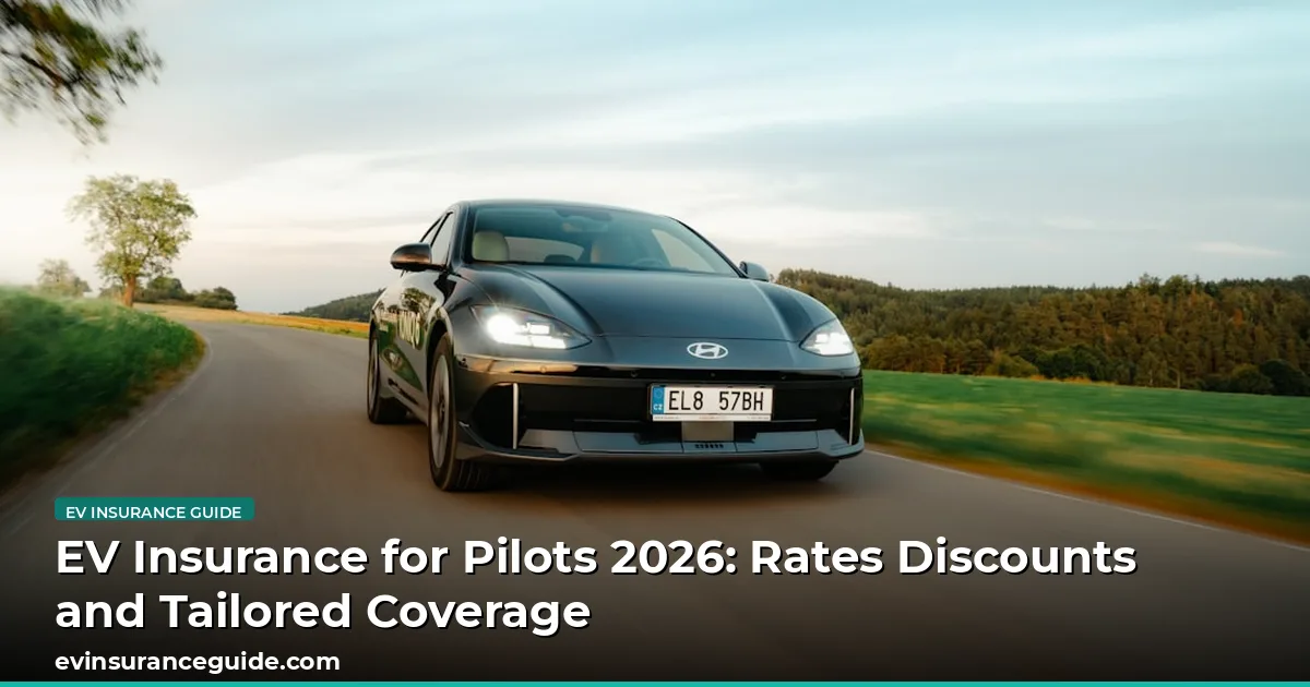 EV Insurance for Pilots 2026: Rates Discounts and Tailored Coverage