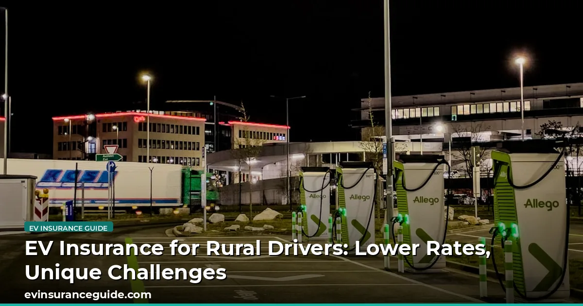 EV Insurance for Rural Drivers: Lower Rates, Unique Challenges